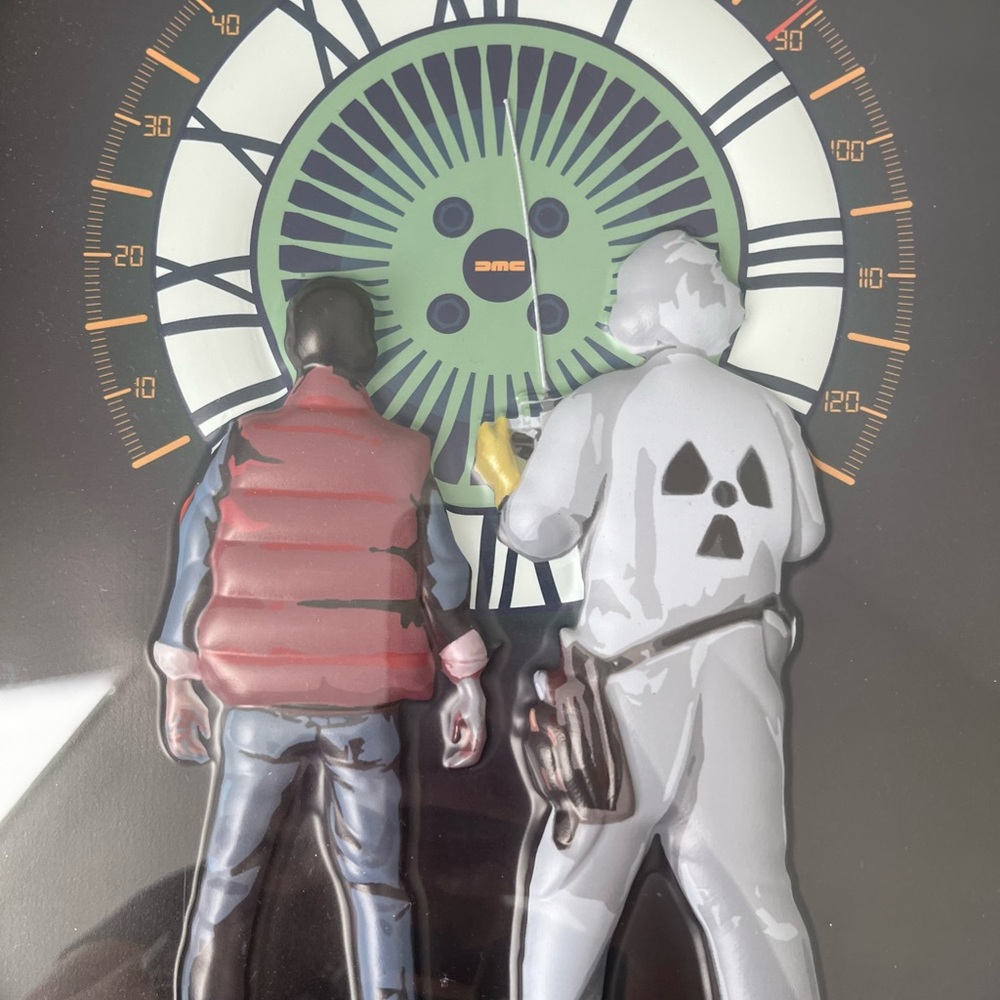 Pop creations Back To The Future Framed. New Size 12x15” Ready To hang